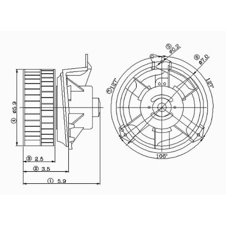 Gpd Blower Motors, 2311568 2311568